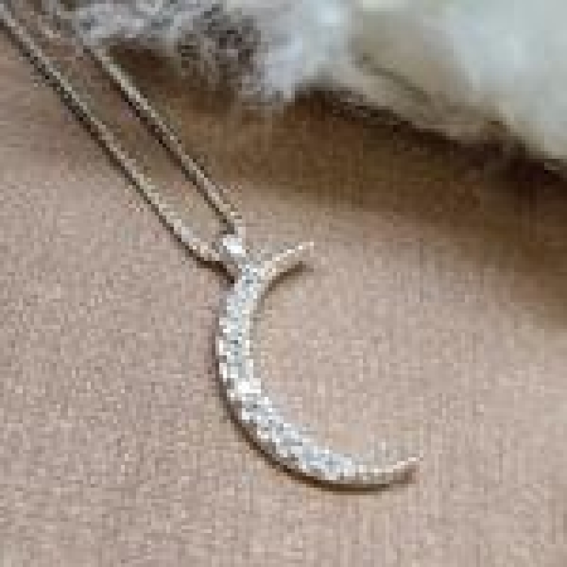 COLAR PRATA LUA MINGUANTE