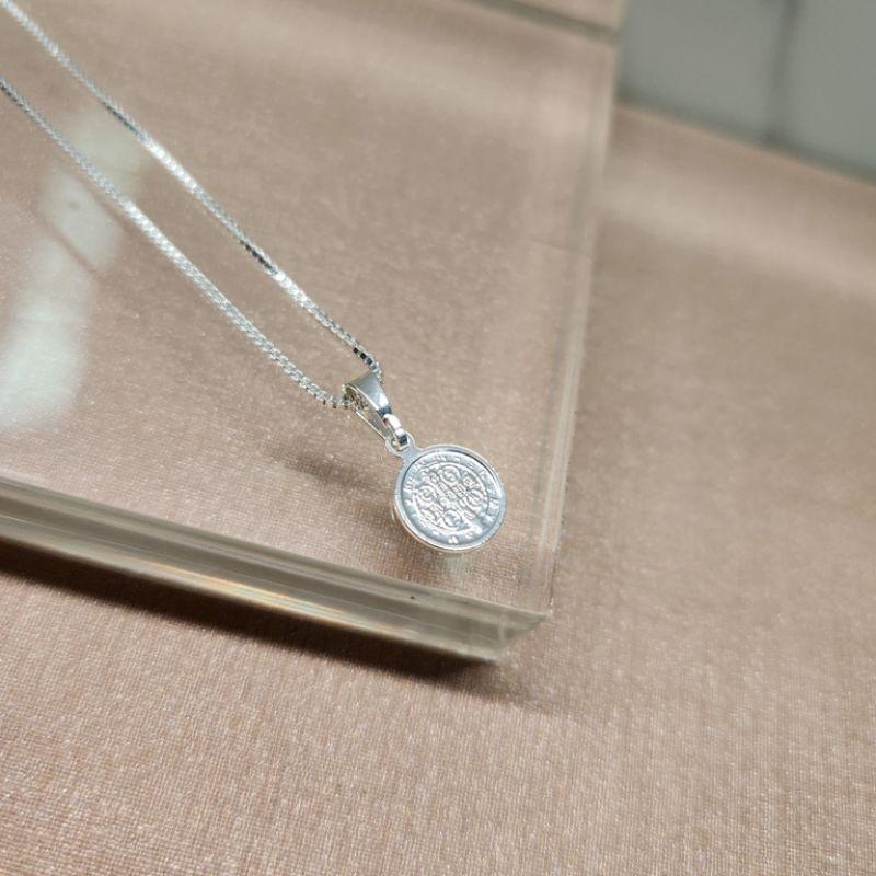 COLAR PRATA MEDALHAS SB MINI