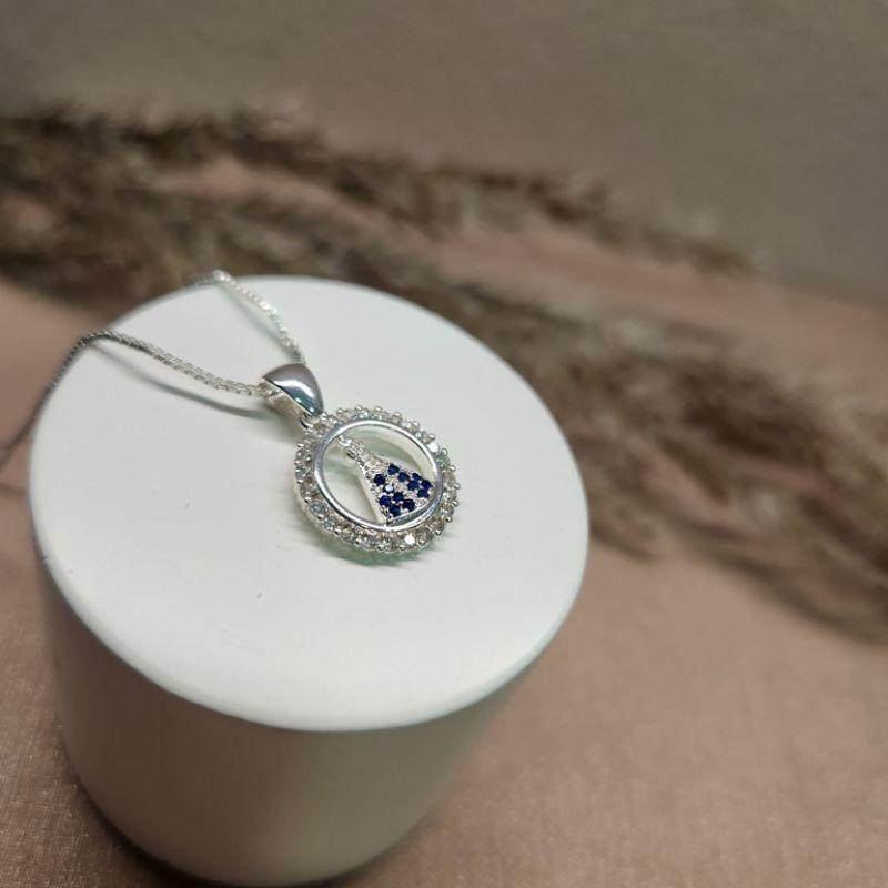 COLAR PRATA NOSSA SENHORA CIRC