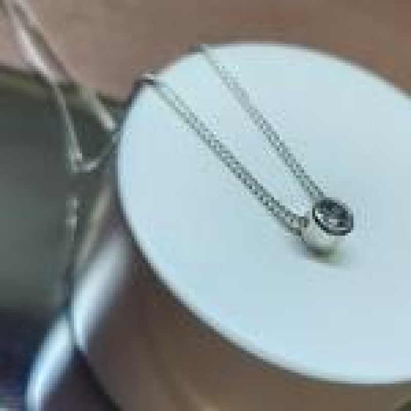 COLAR PRATA PONTO DE LUZ MINI