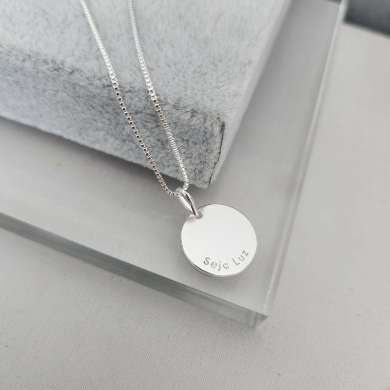 COLAR PRATA SEJA LUZ