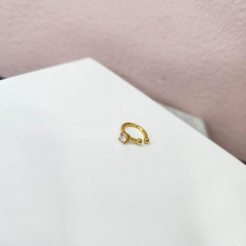 PIERCING FAKE OURO FIO Z