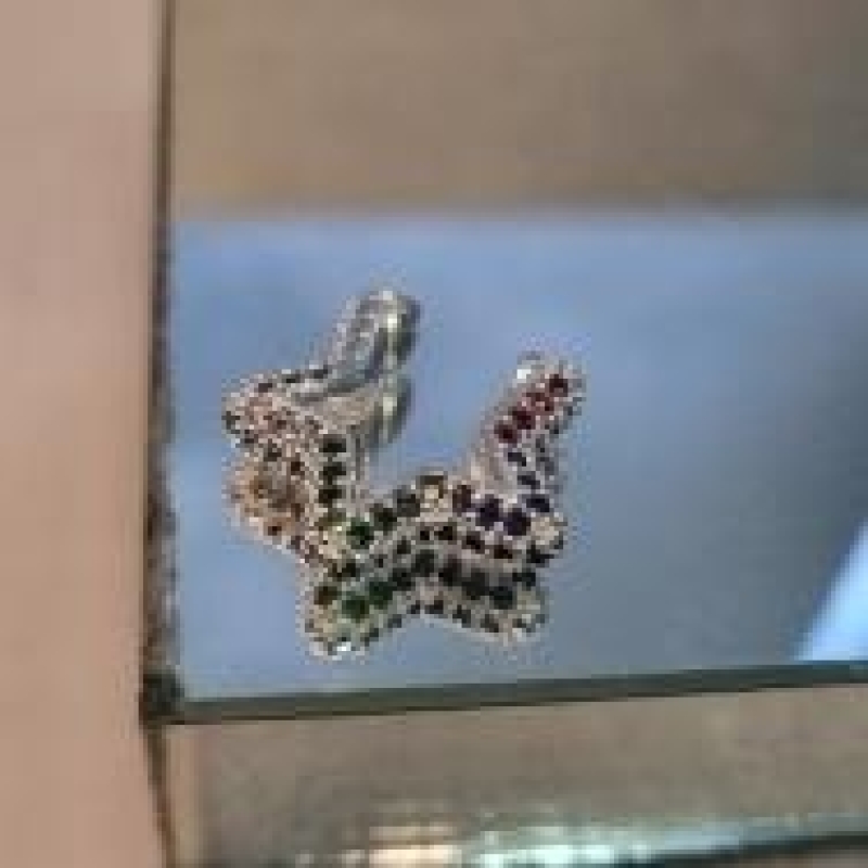 PIERCING FAKE PRATA R ESTRELA	