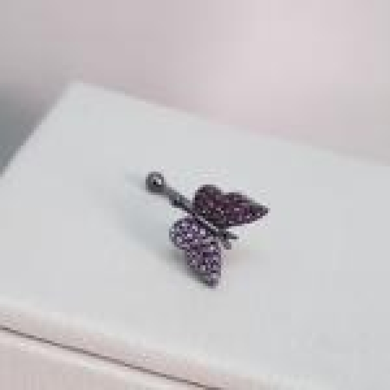 PIERCING FAKE RN BORBOLETA LAVANDA