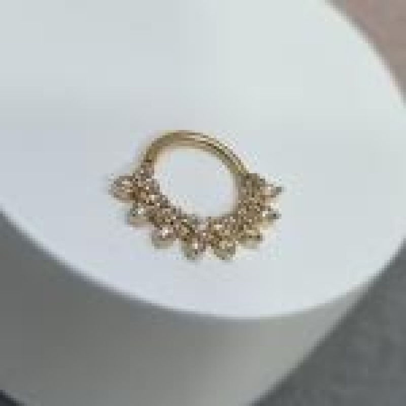 PIERCING OURO DE NARIZ PONTA ZIR