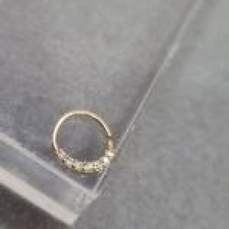 PIERCING OURO ZIRC MINI	