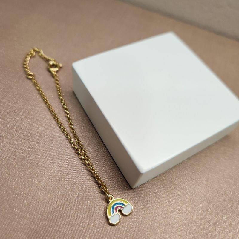 PULSEIRA OURO ARCO IRIS