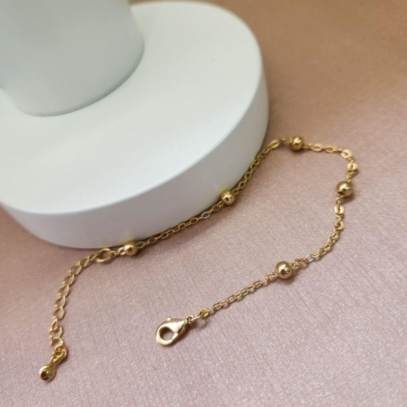 PULSEIRA OURO BOLINHA CLASSIC