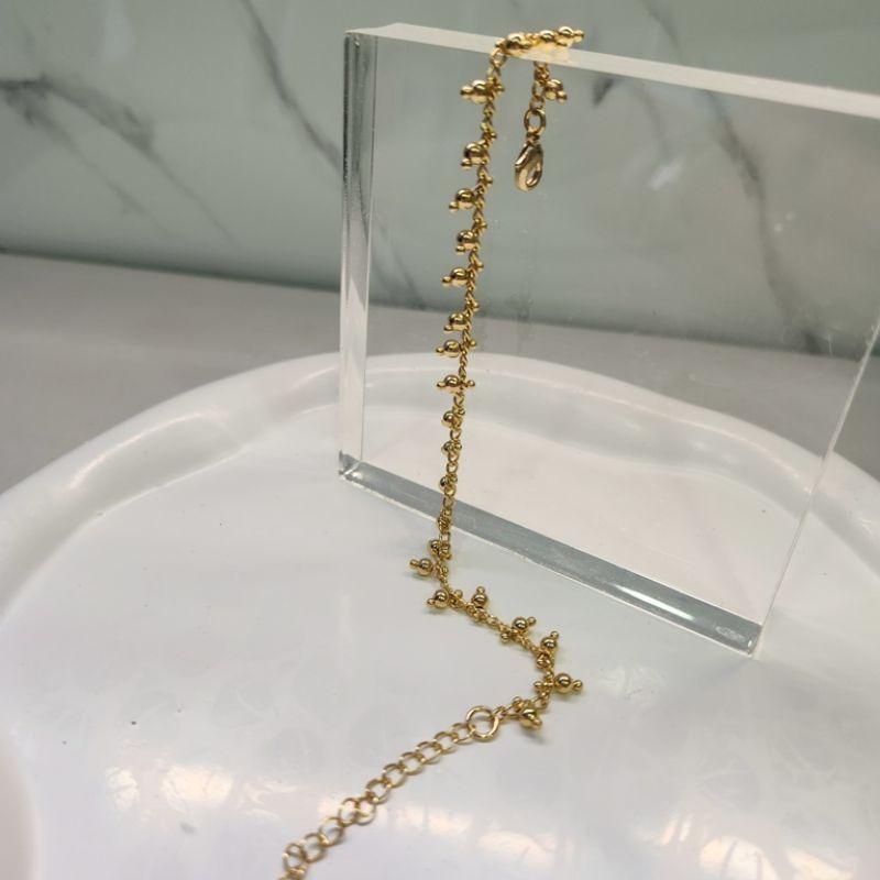 PULSEIRA OURO BOLINHA PINO