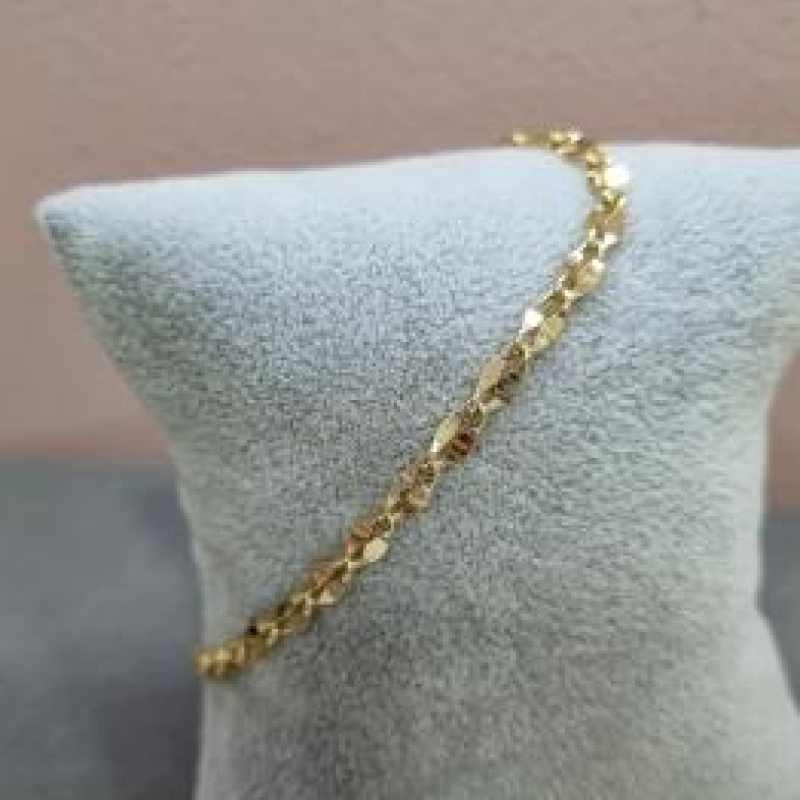 PULSEIRA OURO C ELOS LOSANGO