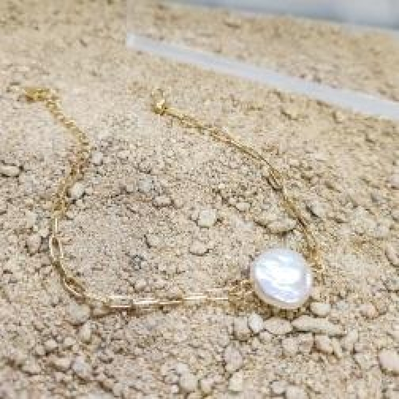 PULSEIRA OURO CARTIER PÉROLA B