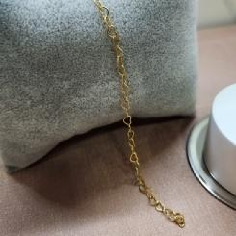 PULSEIRA OURO CORAÇAO VAZADO
