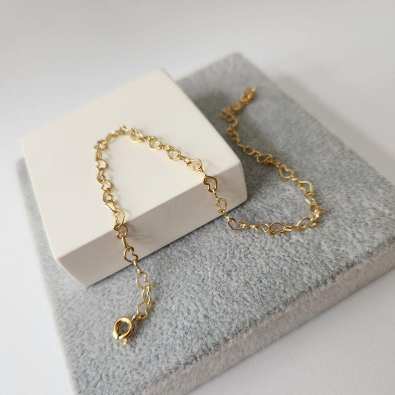 PULSEIRA OURO CORAÇÕES