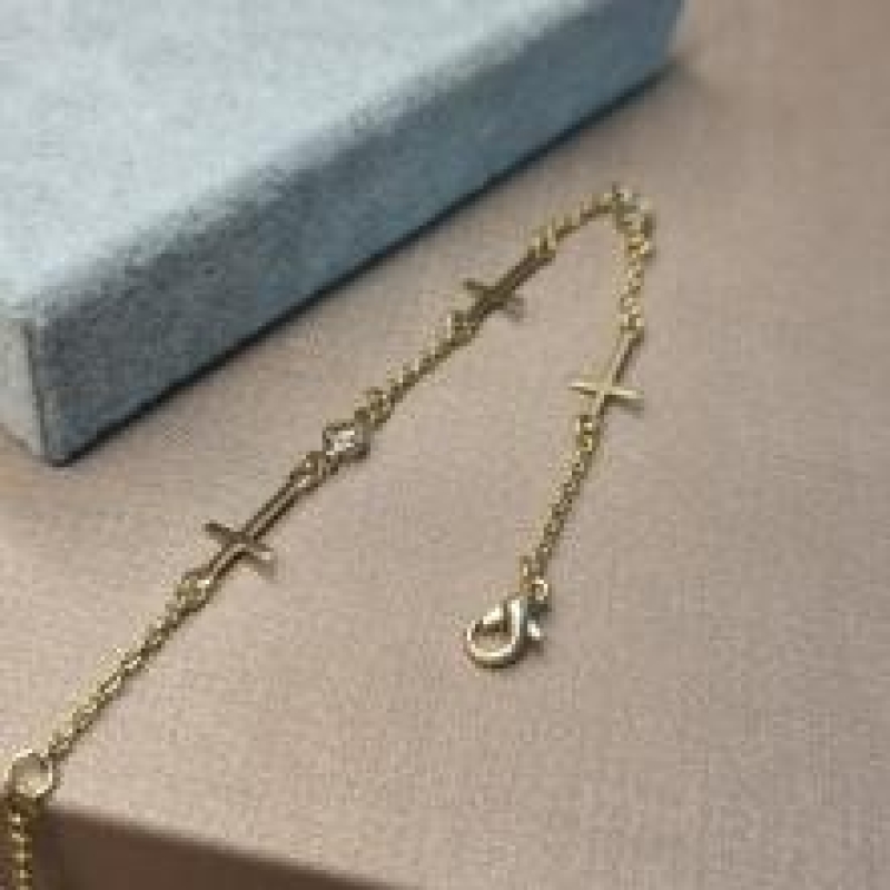 PULSEIRA OURO CRUZ TIFFANY	