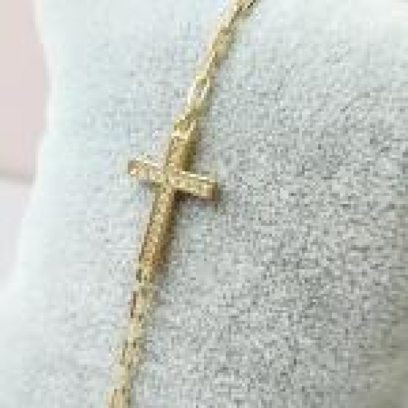 PULSEIRA OURO CRUZ ZIRC