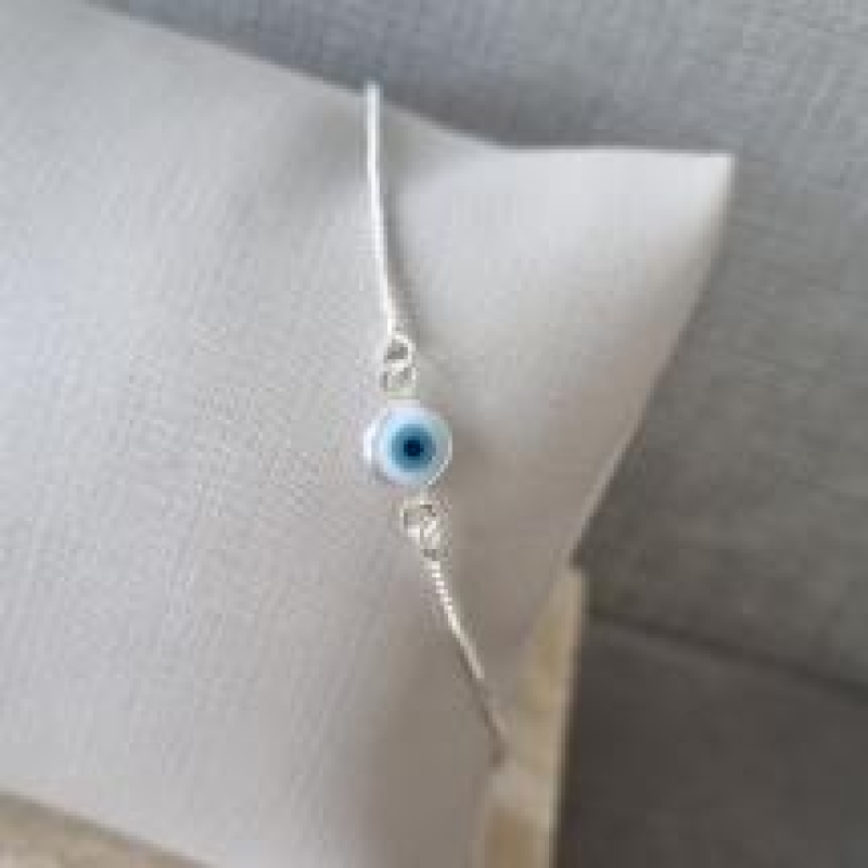 PULSEIRA PRATA 1 OLHO