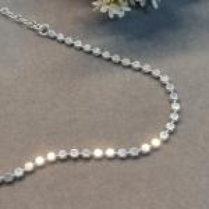 PULSEIRA PRATA BOLINHA CHAPADA	