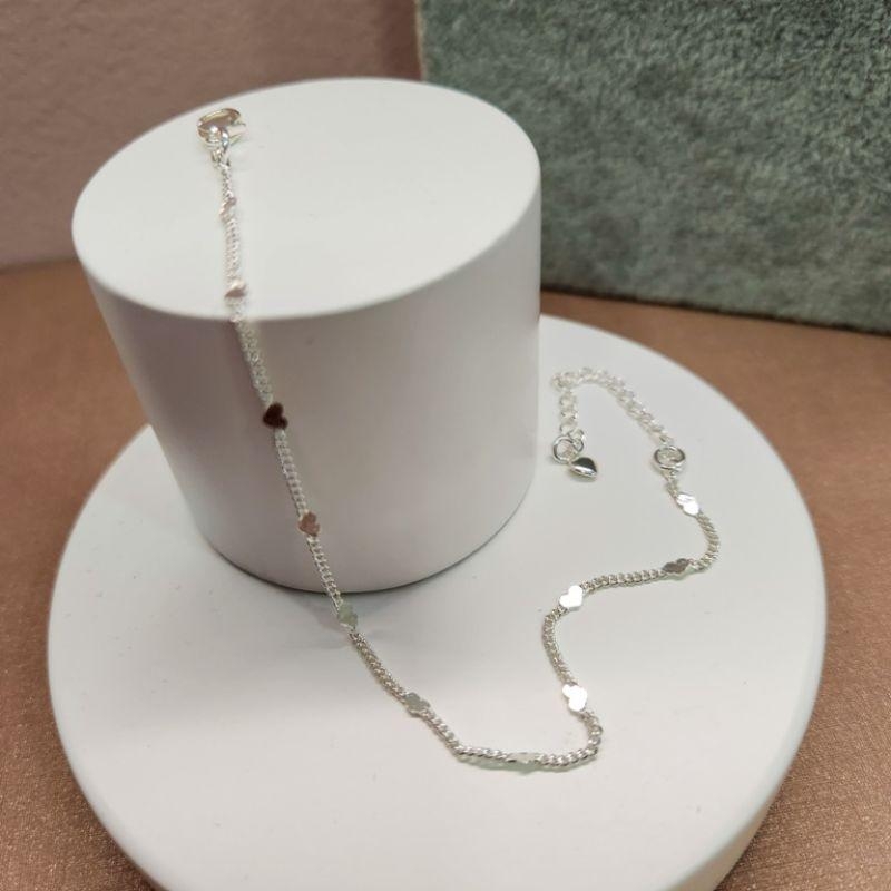 PULSEIRA PRATA CORR CORAÇÃOZIN