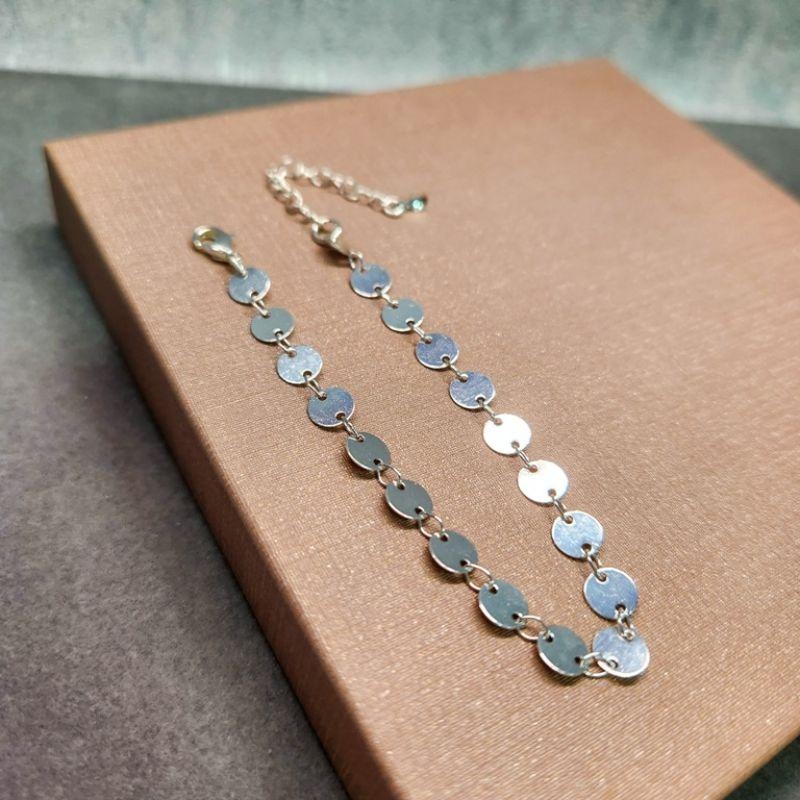 PULSEIRA PRATA DISCO