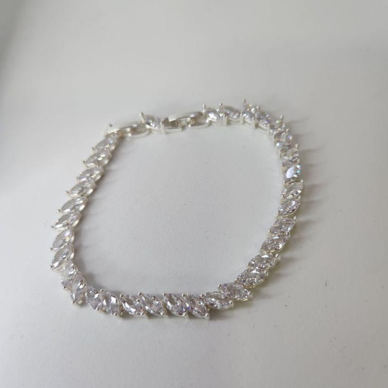 PULSEIRA PRATA LOS CRISTAL