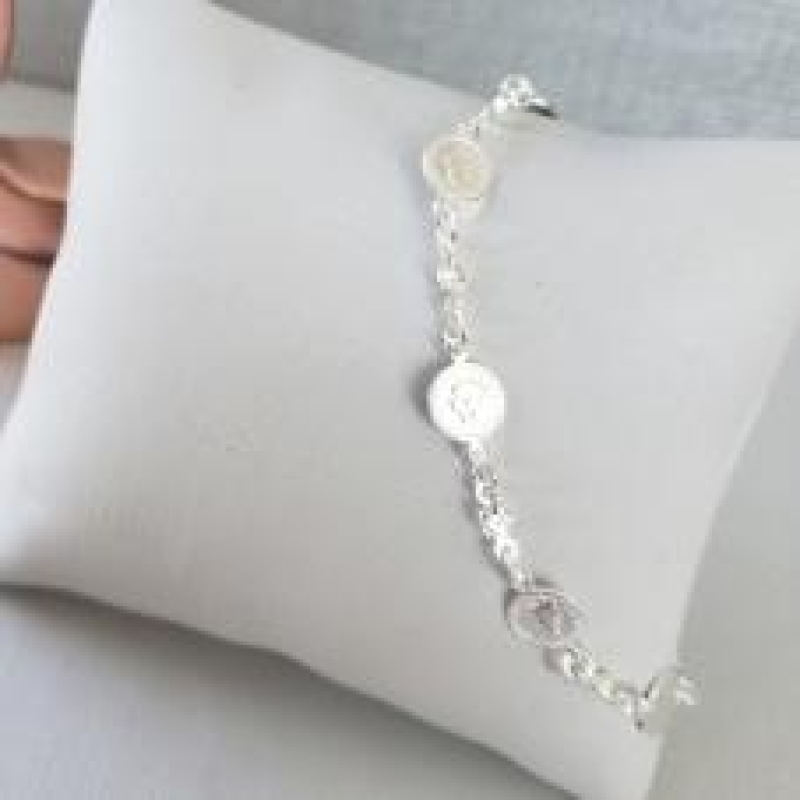 PULSEIRA PRATA MOEDAS