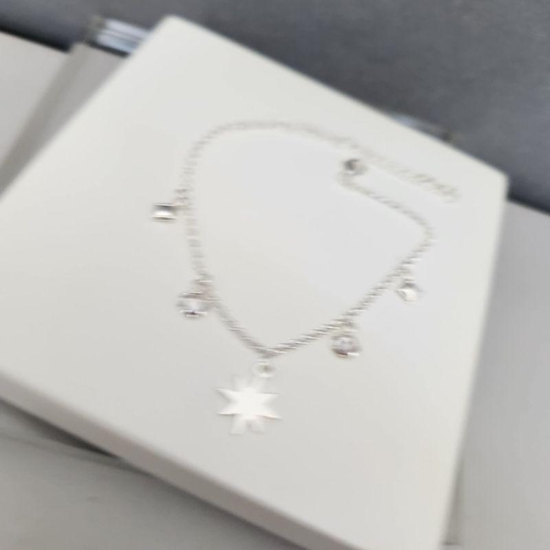 PULSEIRA PRATA STAR LUZ