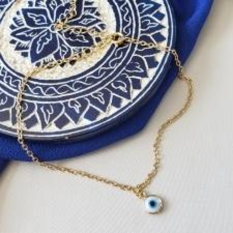 TORNOZELEIRA OURO OLHO