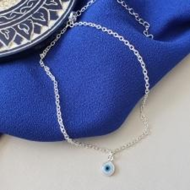 TORNOZELEIRA PRATA OLHO