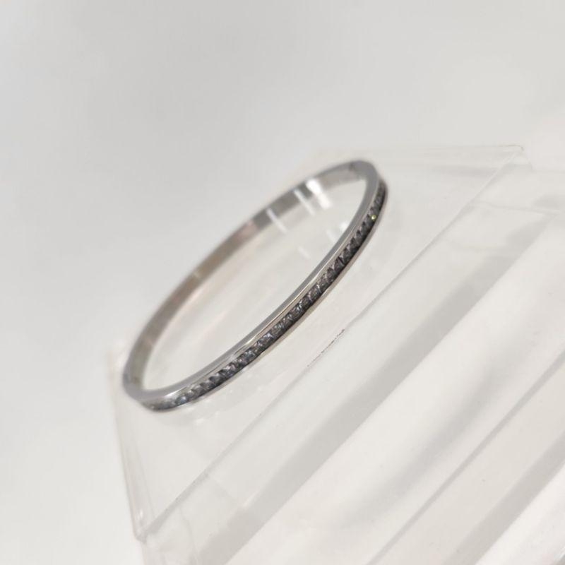 BRACELETE AÇO ZIRCÔNIAS