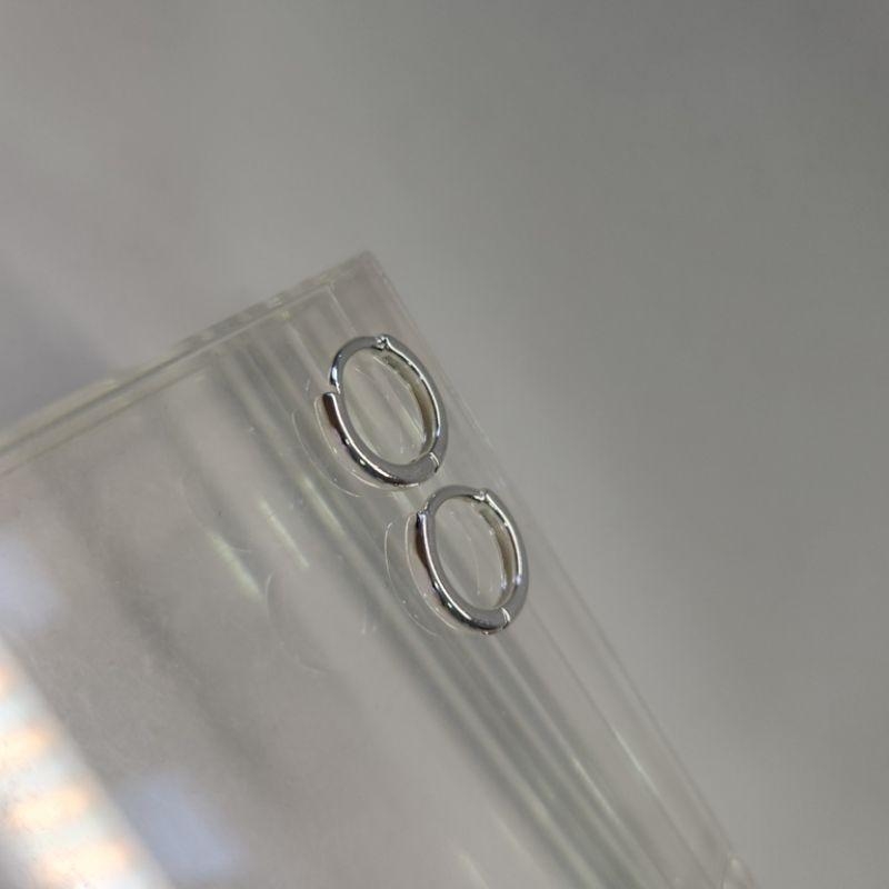 BRINCO PRATA ARGOLA LISA FINA G