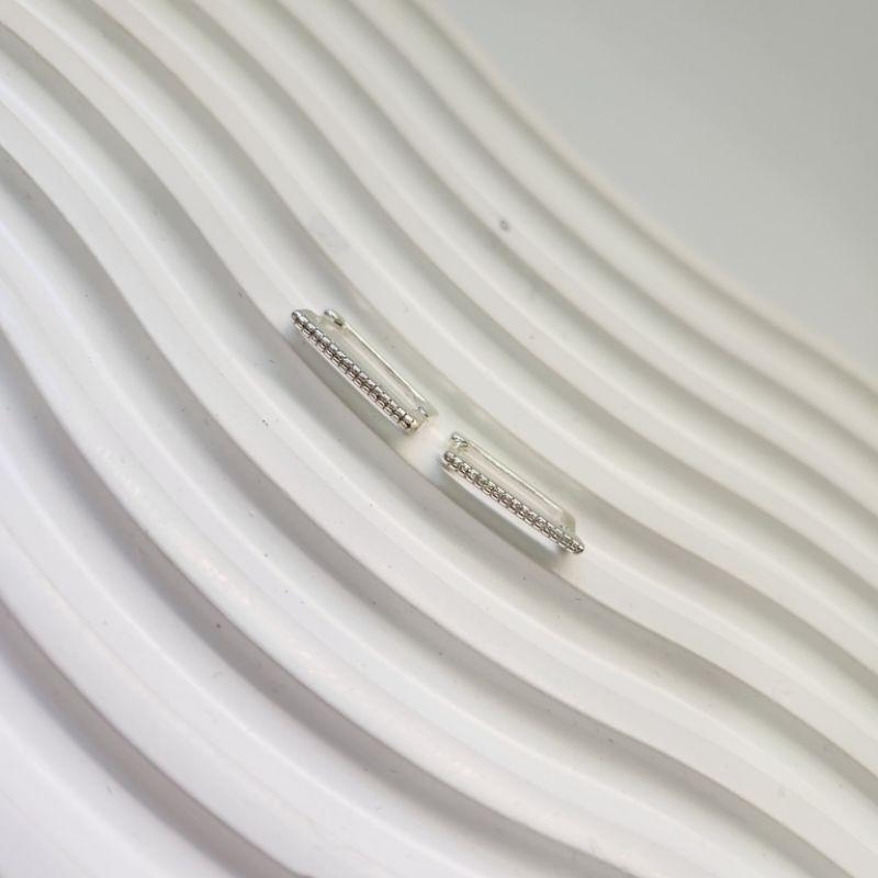 BRINCO PRATA ARGOLA RET ZIRC M