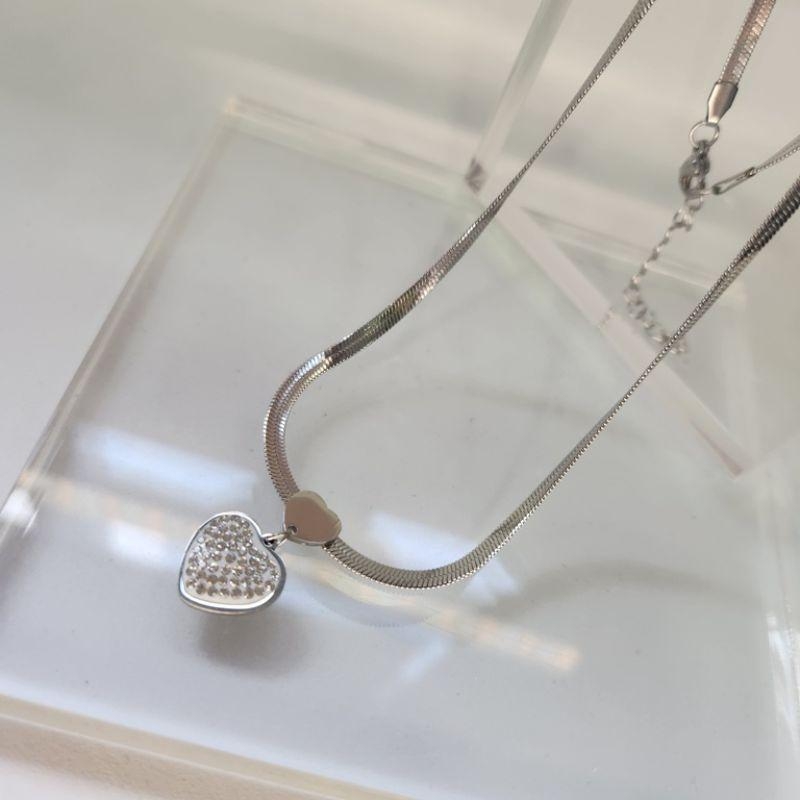 COLAR AÇO FITA CORAÇÃO