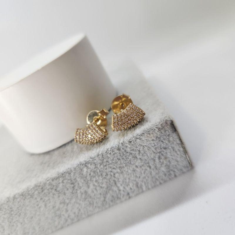 BRINCO OURO EAR HOOK ZIRC