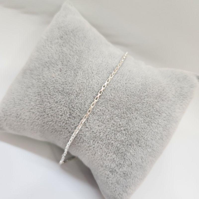 PULSEIRA PRATA  TIJOLINHO MINI