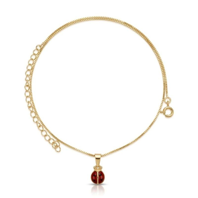 COLAR INFANTIL JOANINHA BANHADO A OURO 18K