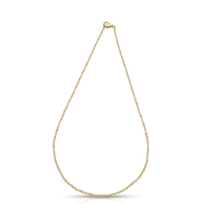 COLAR CORRENTE CADEADO BANHADO A OURO 18K