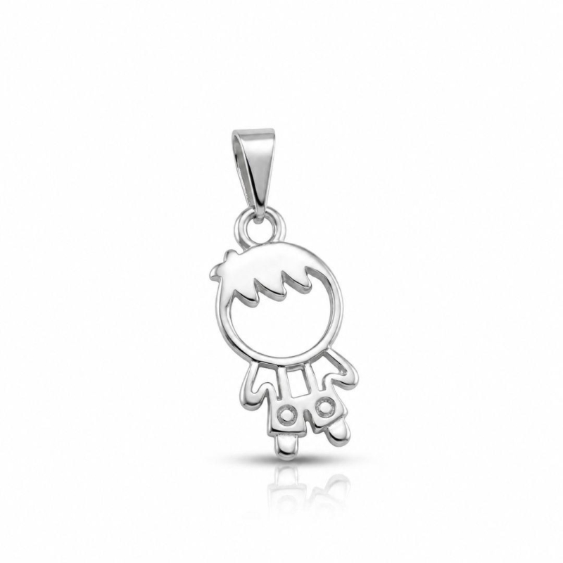PINGENTE PRATA MENINO V