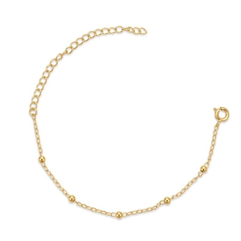 PULSEIRA OURO BOLINHAS ESPASSADAS