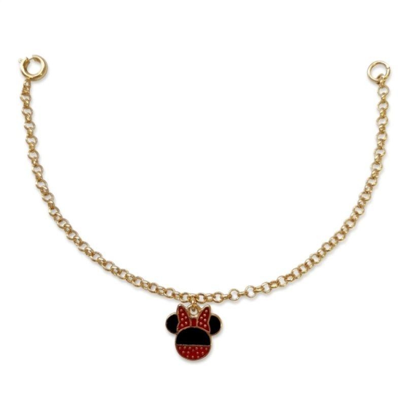 PULSEIRA OURO MINNIE COLORIDO