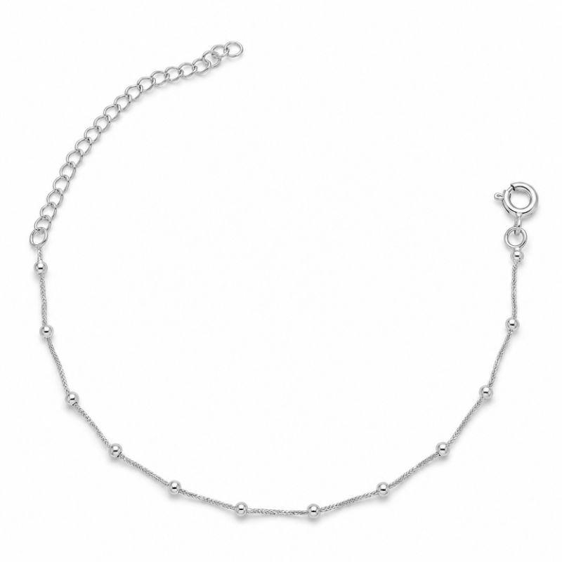 PULSEIRA PRATA BOLINHAS