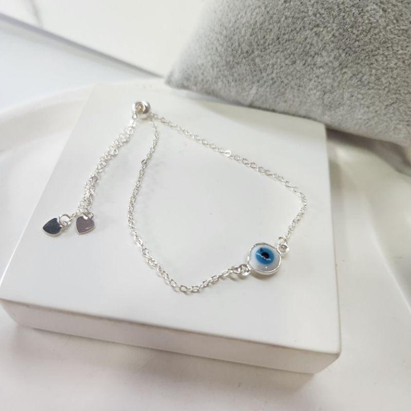 PULSEIRA PRATA OLHO GREGO