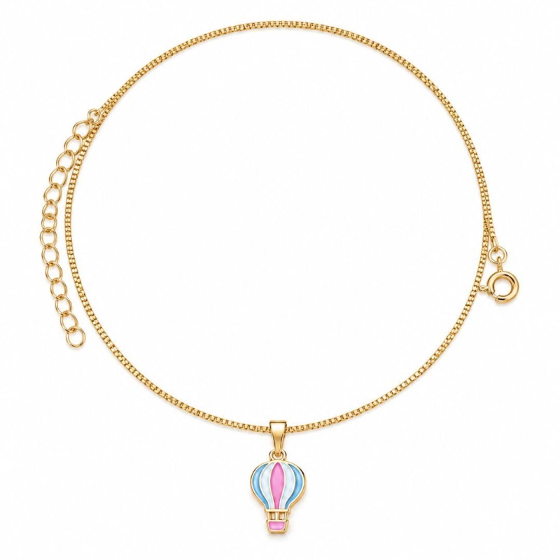 COLAR BALÃO BANHADO A OURO 18K