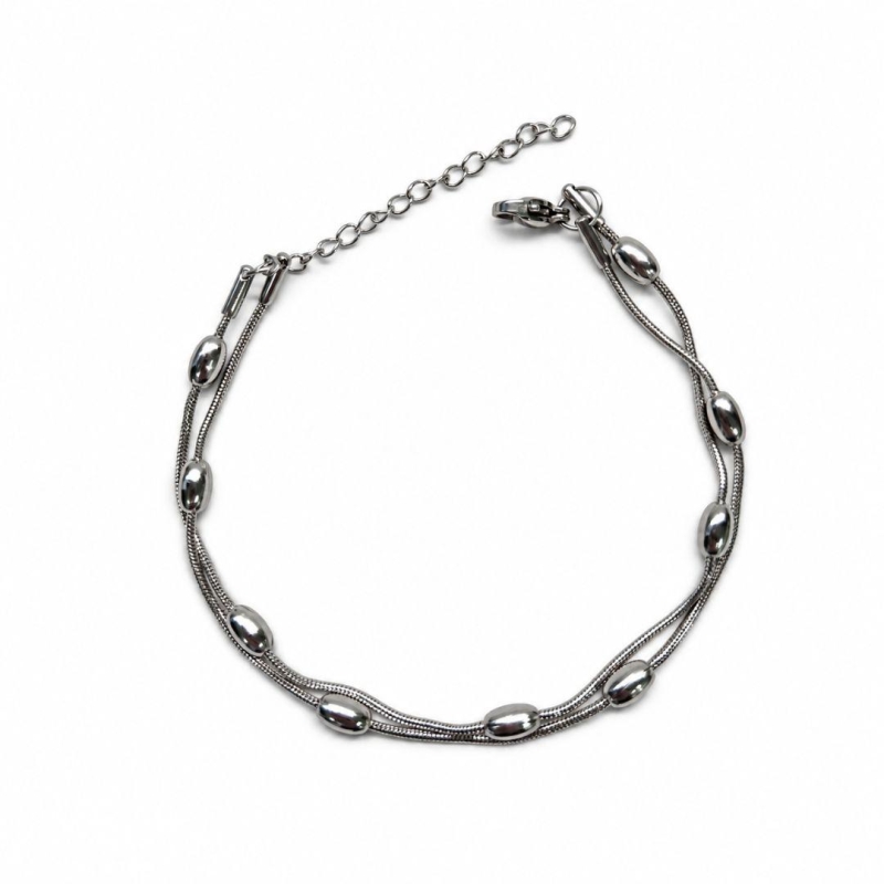 PULSEIRA AÇO DUPLA ARROZ