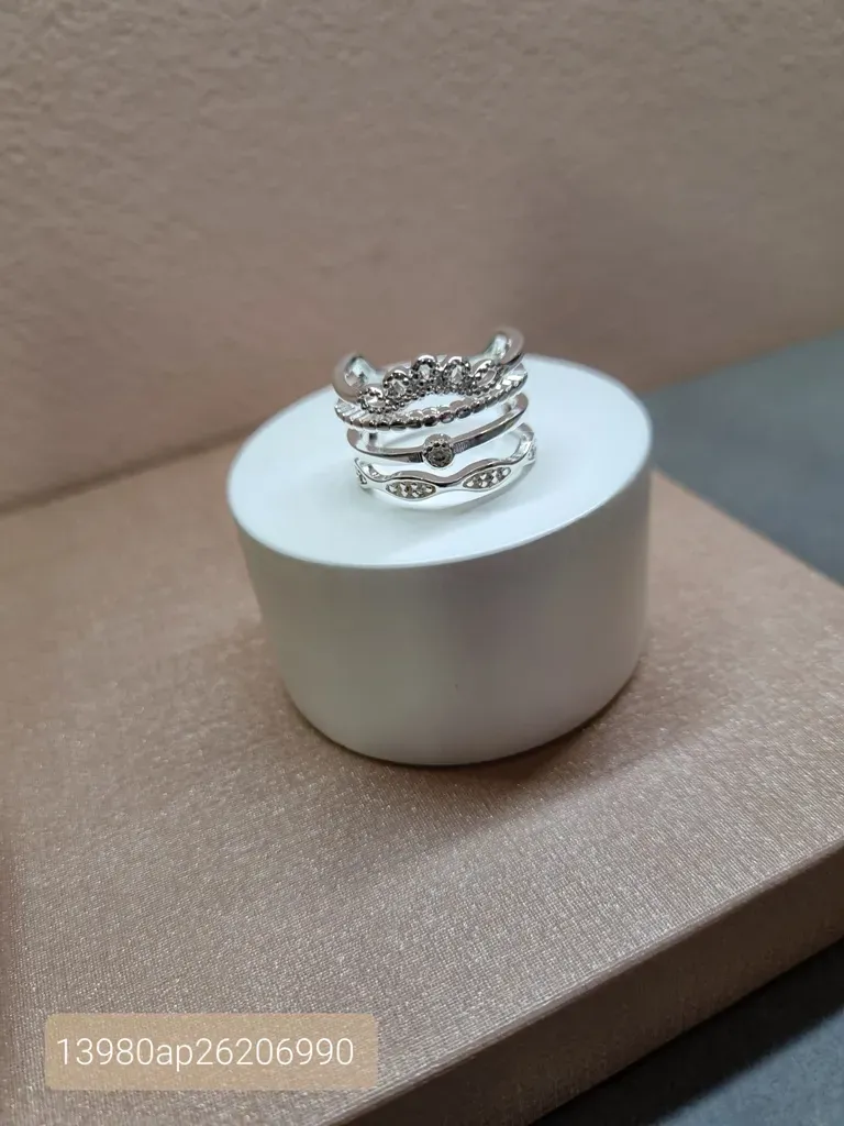 ANEL PRATA 4 FILEIRAS