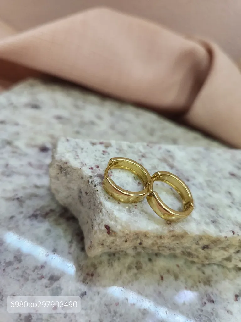 BRINCO ARGOLA OURO G CHAP L