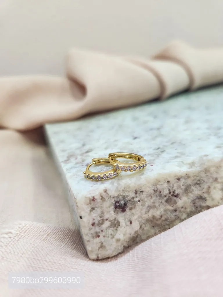 BRINCO ARGOLA OURO M CHAP L