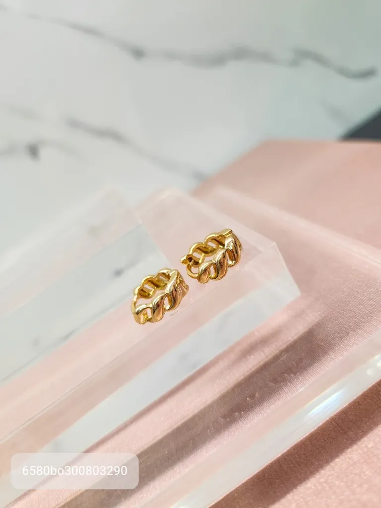 BRINCO ARGOLA OURO M CORRENTE