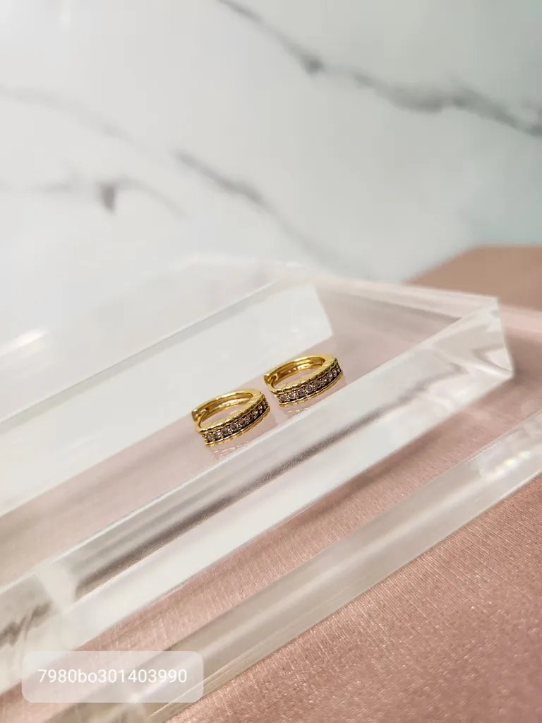 BRINCO ARGOLA OURO M OND Z