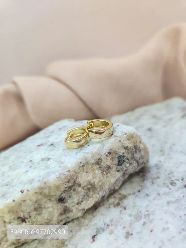 BRINCO ARGOLA OURO P CHAP L