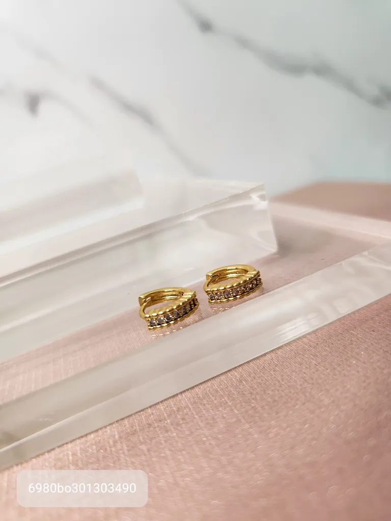 BRINCO ARGOLA OURO P OND Z